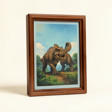 Boussingault The Age Of Dinosaurs Framed Art (synthetic illustration; no displayed measurements)