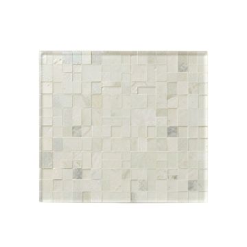 Ice Bevel 2 '' X 6 '' Glass Mosaic Tile