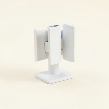 Dual Monitor Height Adjustable Universal 2 Screen Desk Mount (synthetic illustration; no displayed measurements)