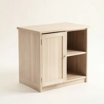 Brook Canyon Freestanding Laundry Folding Counter - Beige (synthetic illustration; no displayed measurements)
