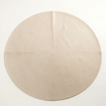 Birch Canyon Round Area Rug - Beige (synthetic illustration; no displayed measurements)
