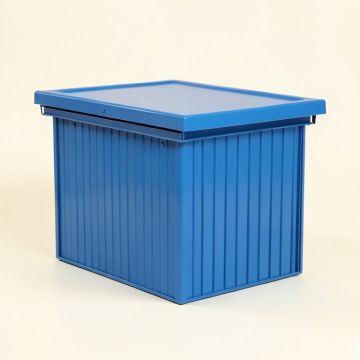 Field Bluff Closed Outdoor Storage Box - Blue (synthetic illustration; no displayed measurements)