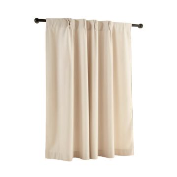 Landose Solid Sheer Rod Pocket Single Curtain Panel