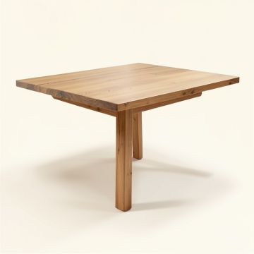 Antonio Extendable Butterfly Leaf Rubberwood Solid Wood Dining Table (synthetic illustration; no displayed measurements)