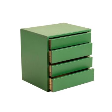 Wren Bluff Small-Parts Storage Drawer Cabinet - Green (synthetic illustration; no displayed measurements)
