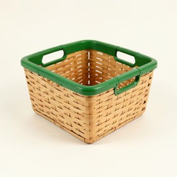 Dune Arc Empty Storage Basket (synthetic illustration; no displayed measurements)