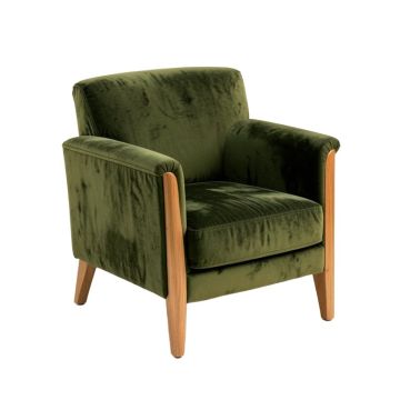 Nimitz 41.5 '' Wide Velvet Armchair