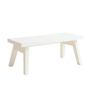Harbor Crest Indoor Bench - White
