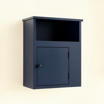 Vale Canyon Wall-Mounted Entry Cabinet - Navy (synthetic illustration; no displayed measurements)