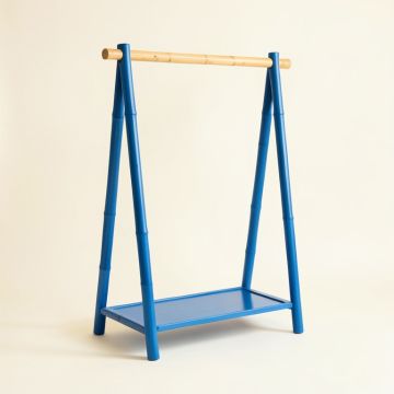 Elm Branch Empty Garment Rack - Blue (synthetic illustration; no displayed measurements)