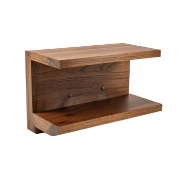 Gerika 3 Piece Solid Wood Bracket Shelf