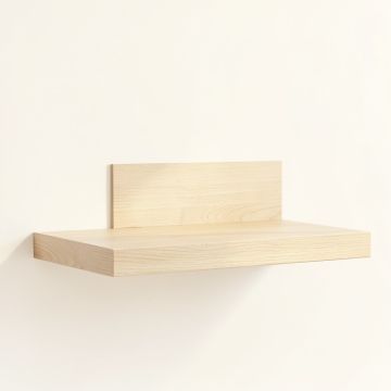 Bay Crest Wall-Mounted Shelf - Beige (synthetic illustration; no displayed measurements)