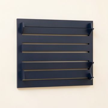 Bay Crossing Empty Wall-Mounted Tool Organizer Panel - Navy (synthetic illustration; no displayed measurements)