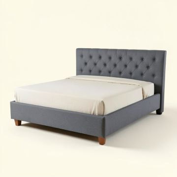 Pinheiro Tufted Upholstered Platform Bed (synthetic illustration; no displayed measurements)