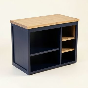 Spruce Branch Empty Countertop Canister Rack - Navy (synthetic illustration; no displayed measurements)