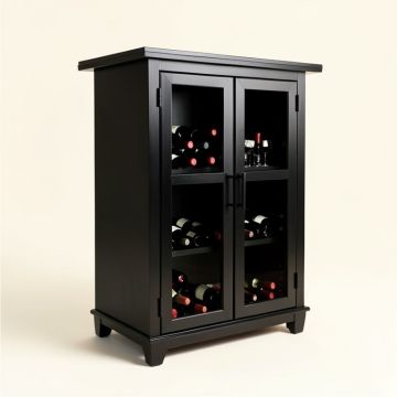 Bastioni Bar With Wine Storage (synthetic illustration; no displayed measurements)