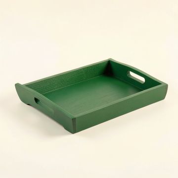 Maple Dale Serving Tray - Green (synthetic illustration; no displayed measurements)
