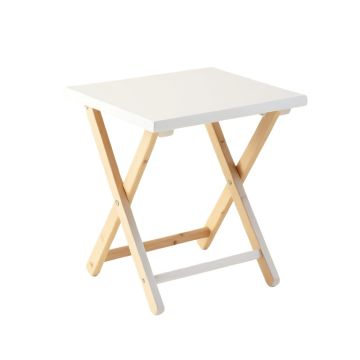 Slate Bluff Compact Balcony Table - White