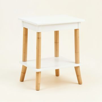 Summit Crossing Side Table - White (synthetic illustration; no displayed measurements)