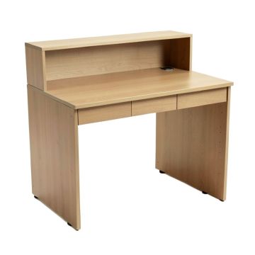 Edick Writing Desk With Hutch