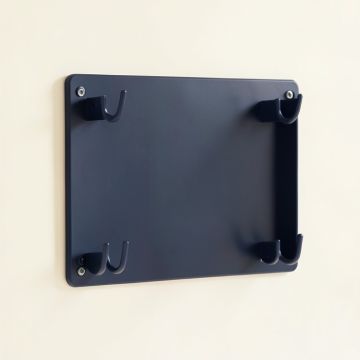 Slate Crest Empty Wall-Mounted Tool Organizer Panel - Navy (synthetic illustration; no displayed measurements)