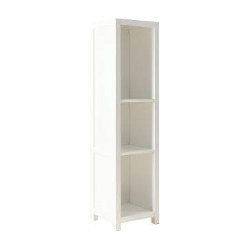 Stone Crest Narrow Cubby Tower - White