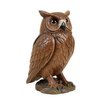 Gravitt Barn Wings Looking Up Owl Statue