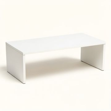 Linden Arc Desktop Monitor Riser (synthetic illustration; no displayed measurements)