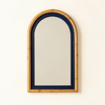 Dune Bluff Framed Wall Mirror - Navy (synthetic illustration; no displayed measurements)