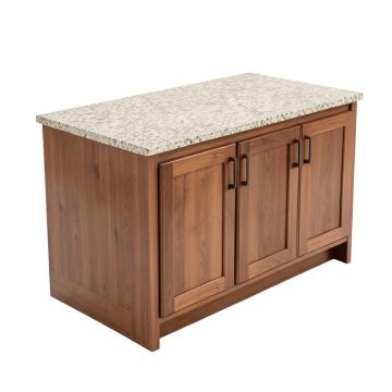 Lizotte Kitchen Island Set With Granite Top
