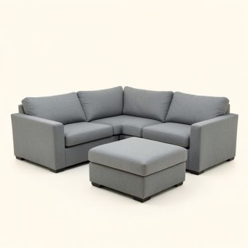Bado 123.5 '' Wide Reversible Modular Corner Sectional With Ottoman (synthetic illustration; no displayed measurements)