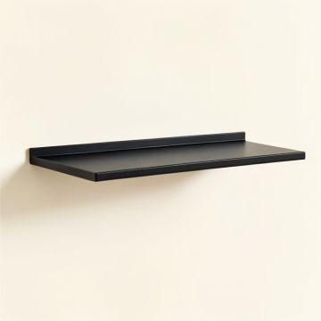 Heath Branch Wall-Mounted Shelf - Black (synthetic illustration; no displayed measurements)