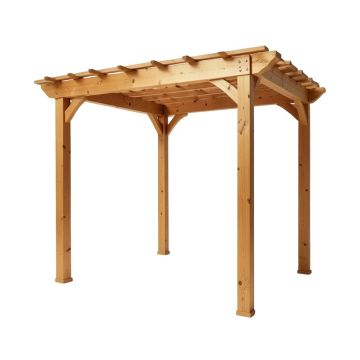 14X10 Solid Wood Pergola