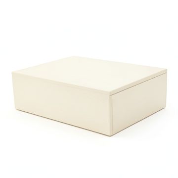 Ridge Branch Desktop Monitor Riser - Cream (synthetic illustration; no displayed measurements)