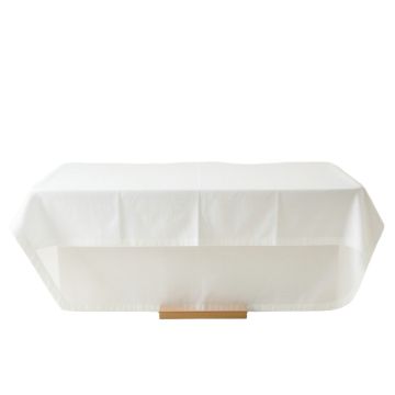Birch Branch Flat Bed Sheet - White