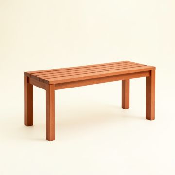 Vale Branch Indoor Bench - Terracotta (synthetic illustration; no displayed measurements)