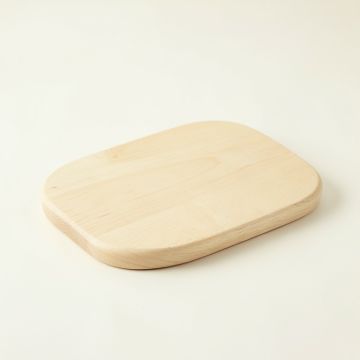 Lake Arc Cutting Board - Ivory (synthetic illustration; no displayed measurements)