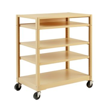 Summit Crest Empty Rolling Workshop Cart - Beige