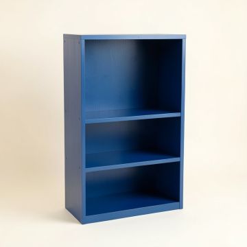 Linden Bridge Freestanding Bookcase - Blue (synthetic illustration; no displayed measurements)