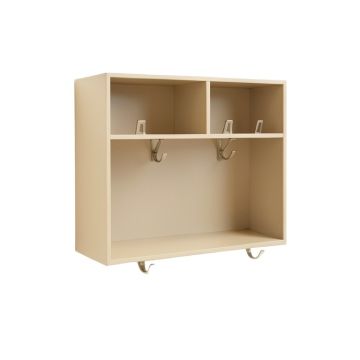 Reed Crossing Wall-Mounted Entryway Organizer Shelf - Beige