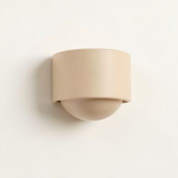 Willow Brook Wall Sconce Mounted On A Plain Wall - Beige (synthetic illustration; no displayed measurements)