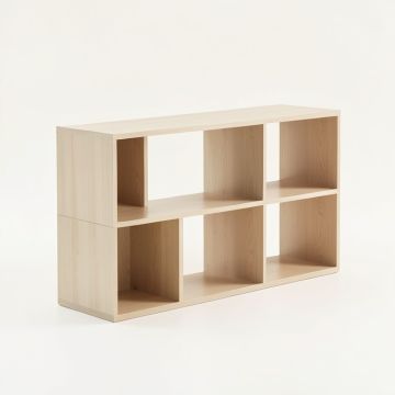 Olive Canyon Desktop Shelving Unit - Beige (synthetic illustration; no displayed measurements)