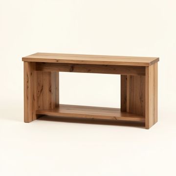 Santa Cruz 44.5 '' Solid Wood Console Table (synthetic illustration; no displayed measurements)