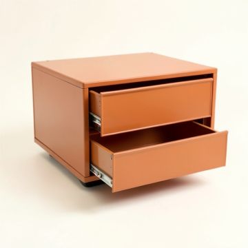 Summit Canyon Small-Parts Storage Drawer Cabinet - Terracotta (synthetic illustration; no displayed measurements)