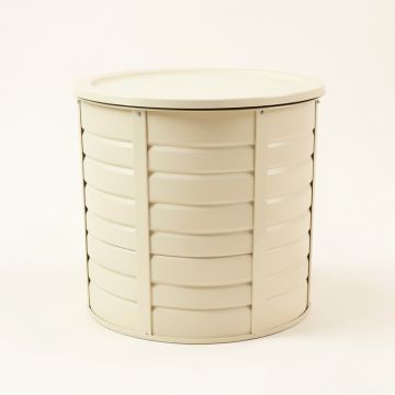 Briar Crossing Closed Garden Compost Bin - Ivory (synthetic illustration; no displayed measurements)