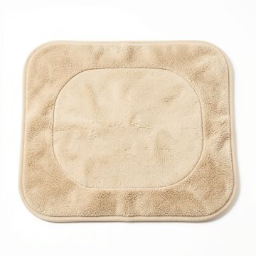 Moss Crest Bath Mat - Beige (synthetic illustration; no displayed measurements)
