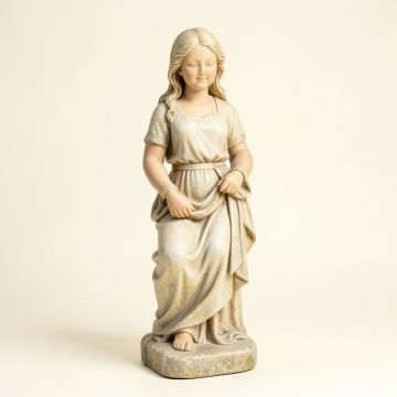 Shy Girl Statue (synthetic illustration; no displayed measurements)