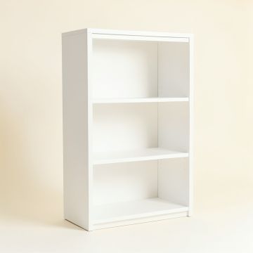 Hazel Crest Freestanding Bookcase - White (synthetic illustration; no displayed measurements)