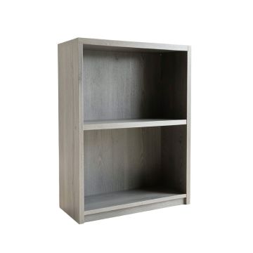 Moss Crest Freestanding Bookcase - Gray