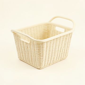Laurel Bridge Empty Storage Basket - Ivory (synthetic illustration; no displayed measurements)